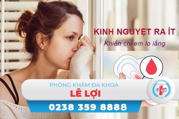 Triệu chứng thế nào gọi là kinh nguyệt ít