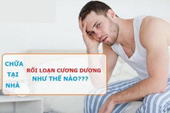 Phương pháp điều trị rối loạn cương dương có thể áp dụng tại nhà