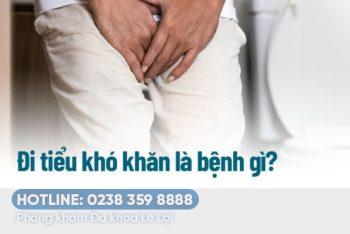 Đi tiểu khó là triệu chứng của bệnh gì?