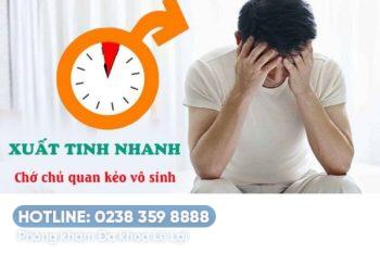 Chữa xuất tinh sớm quý ông cần biết một số lưu ý bỏ túi cần thiết