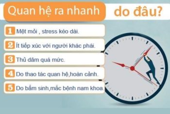 7 nguyên nhân khiến quý ông quan hệ nhanh ra