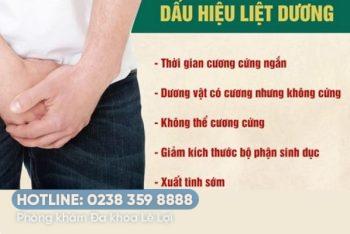 Cách hỗ trợ chữa liệt dương hiệu quả cao tại Phòng khám Lê Lợi