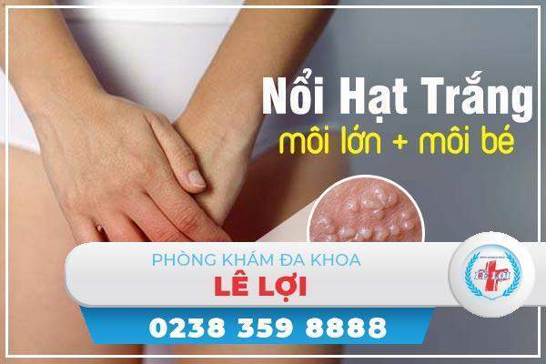 Cẩn trọng với tình trạng nổi hạt trắng môi lớn, môi bé