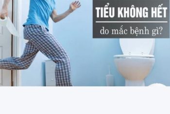 Tiểu không hết là bị bệnh gì nguy hiểm không?