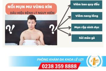 Nổi mụn mu vùng kín cảnh báo bệnh lý nguy hiểm