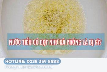Tiểu có bọt là bệnh gì?