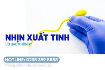 Nhịn xuất tinh, kiềm chế xuất tinh có sao không?