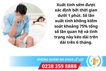 Xuất tinh sớm có phải yếu sinh lý không?